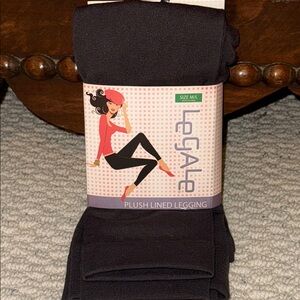 Le Gale Plush Lined Leggings in Grey